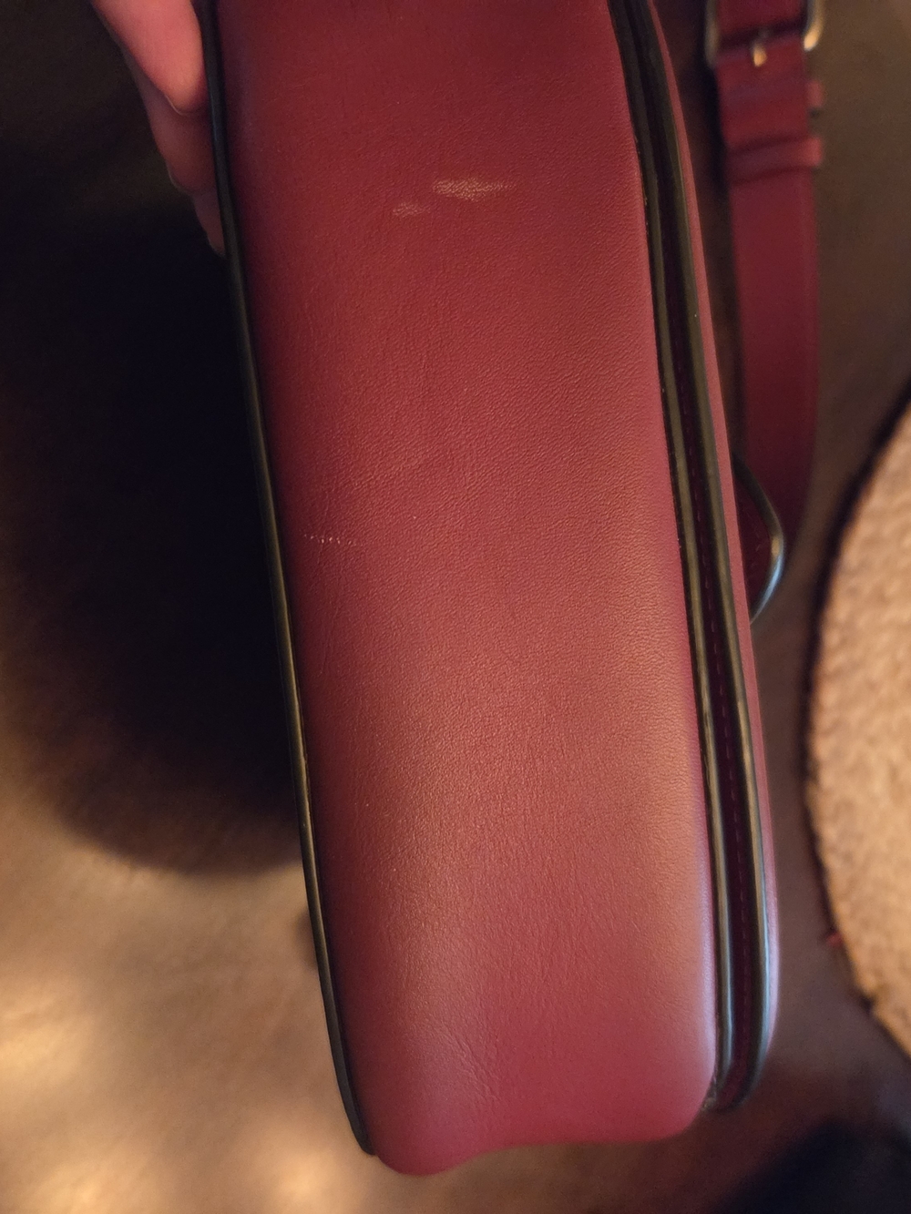 Coach Beat Saddle Bag in the Red Sand - Picture 3 of 6